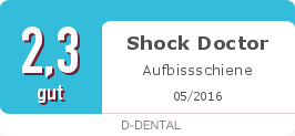 Testsiegel: Shock Doctor Aufbissschiene